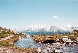 Surverse du grand Laus - le pic Bouchet au fond